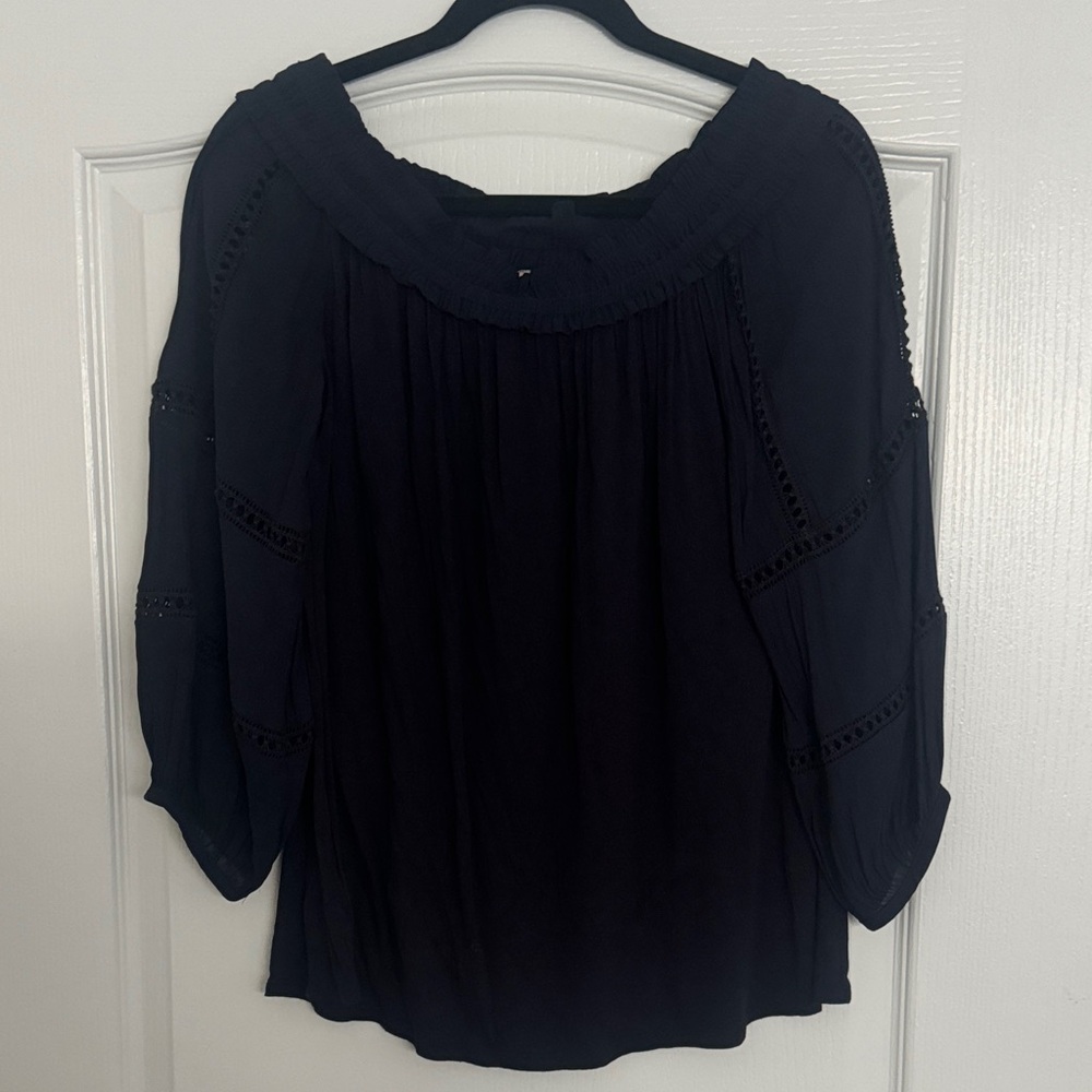 LOFT Navy Women's Blouse